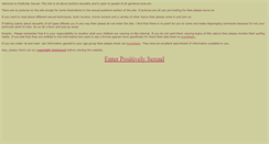 Desktop Screenshot of positivelysexual.com